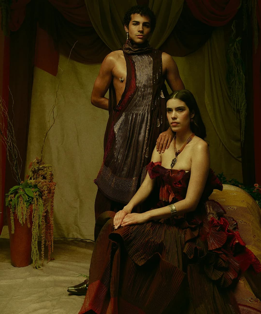 Aattam collection, editorial look 6