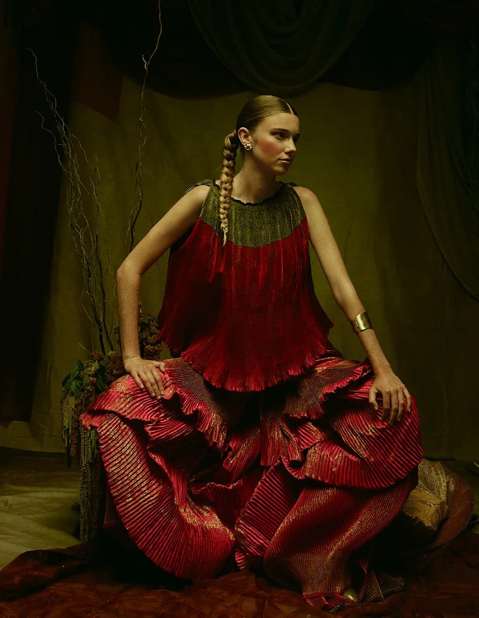 Aattam collection, editorial look 12